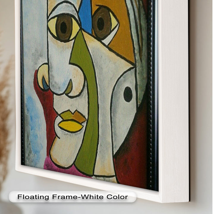 Fragmented Persona – Geometric Abstract Picasso Oil Painting