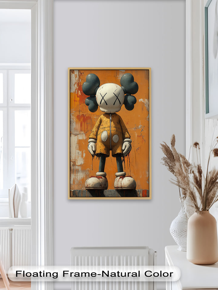 Rust Rebellion – KAWS Begleitölgemälde