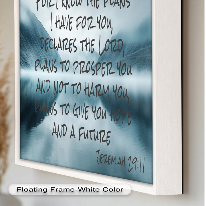 Jeremiah 29:11 – God's Plan Bible Verse Oil Painting
