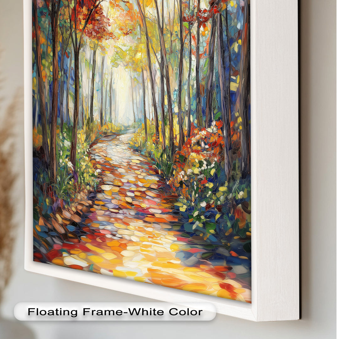 Forest Road to Somewhere – Expressive Oil Painting