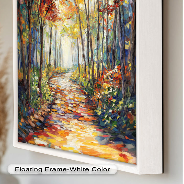 Forest Road to Somewhere – Expressive Oil Painting