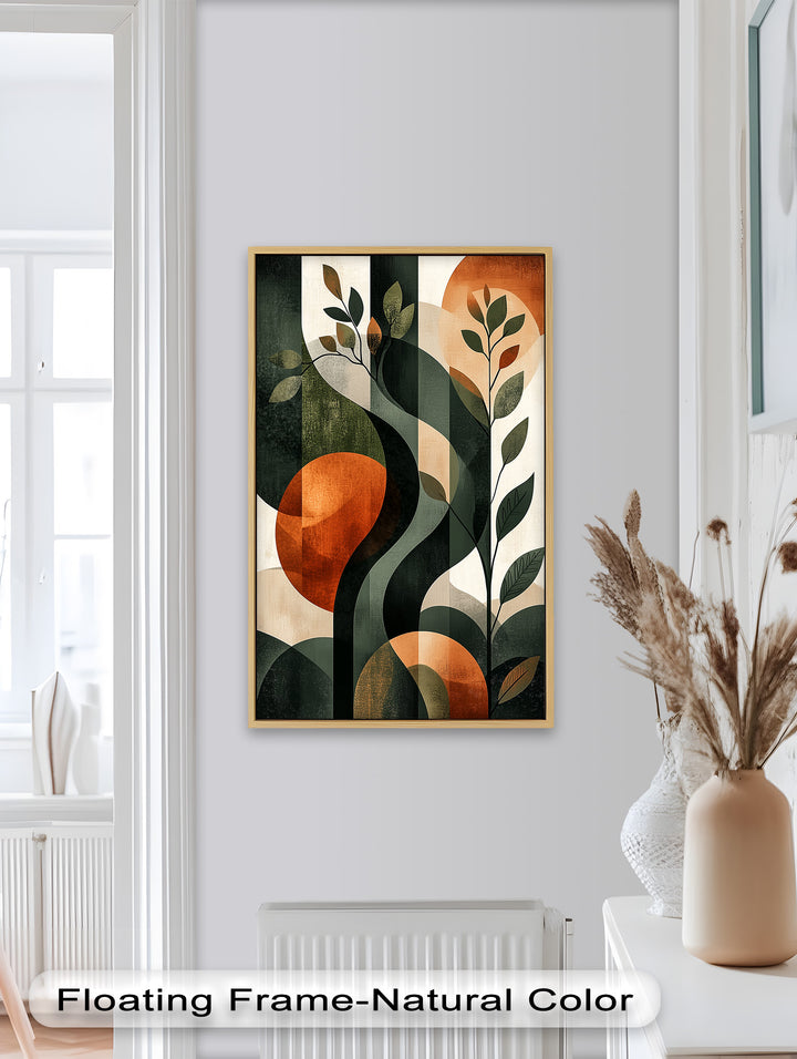 Twilight Grove – Abstract Botanical Oil Painting