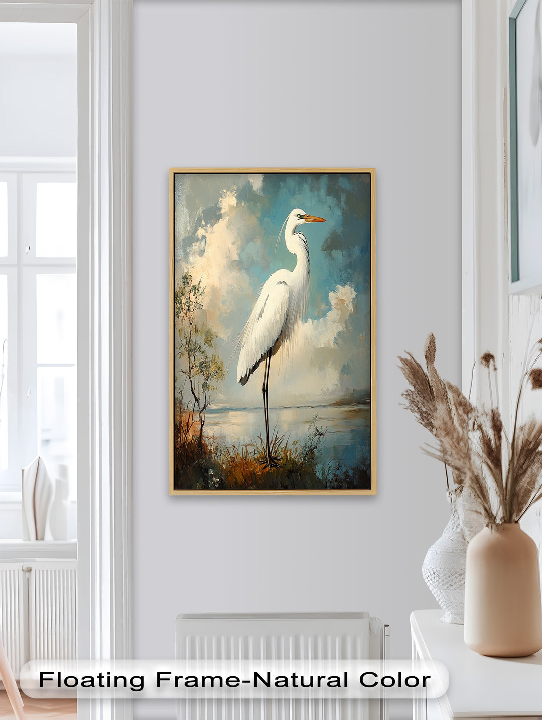 Grace of the Marshlands – Animal Oil Painting