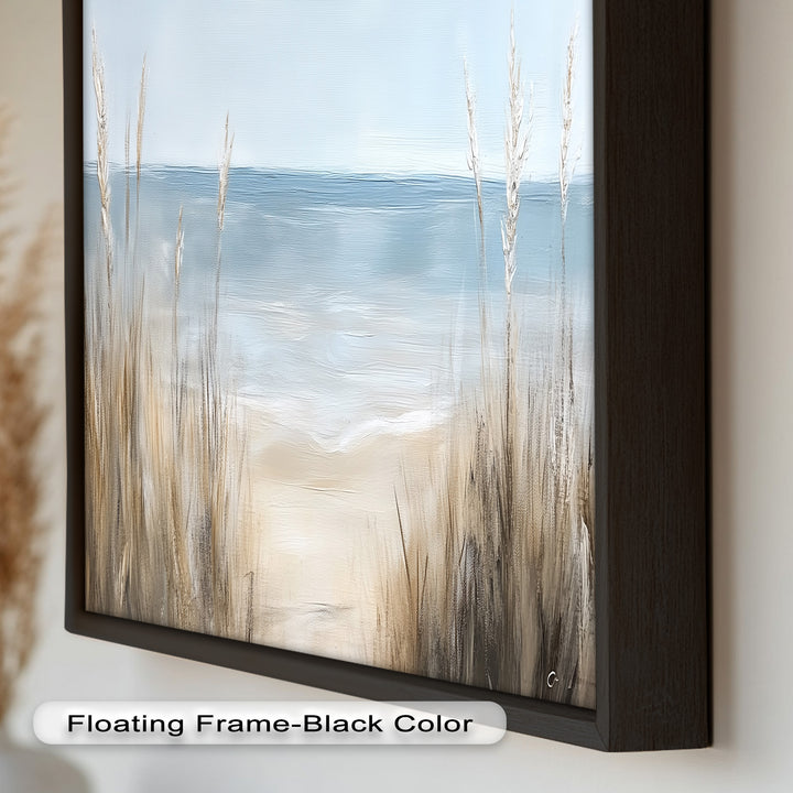 Coastal Beach Wall Art – Ocean Landscape Oil Painting