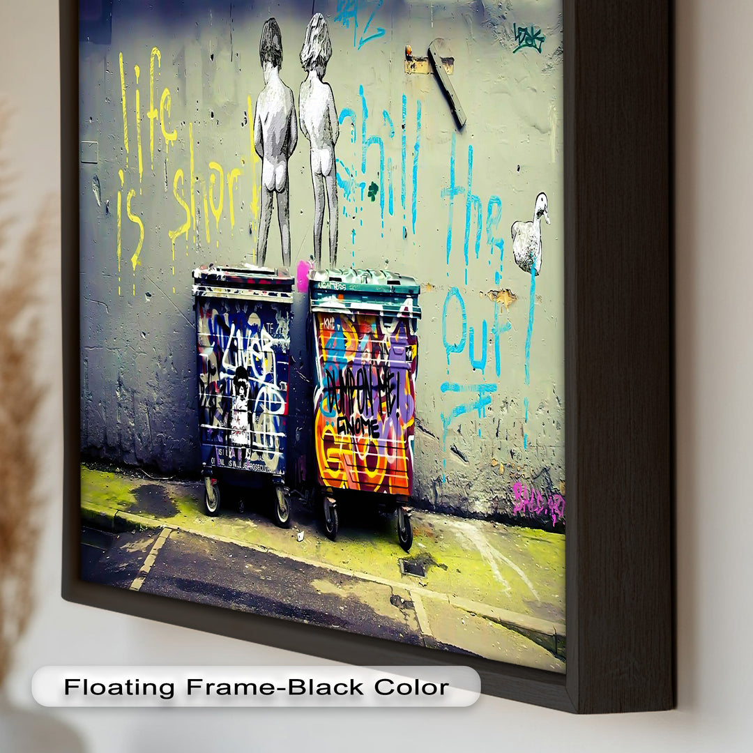 Life Is Short – Banksy Oil Painting