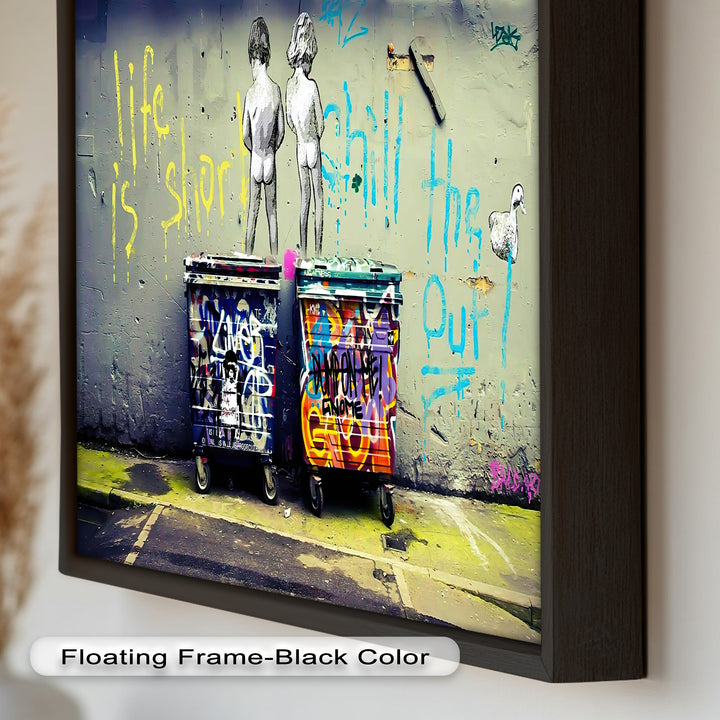 Life Is Short – Banksy Oil Painting