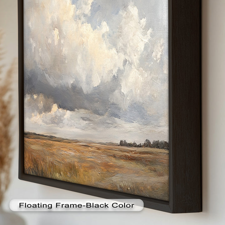 Prairie Horizon – Vintage Oil Painting