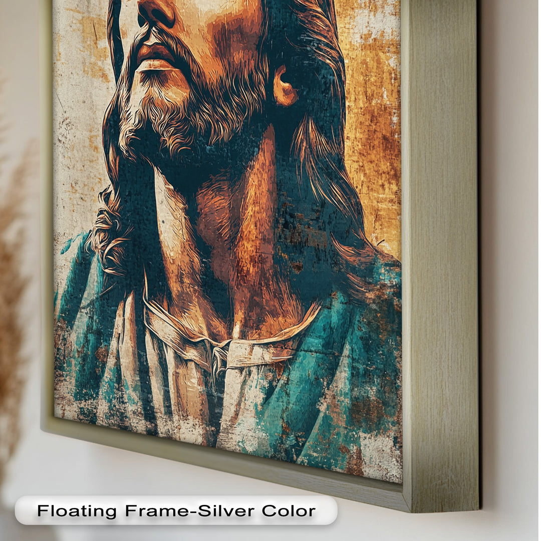 Licht der Gnade – Porträt von Jesus Christus Religiöses Ölgemälde