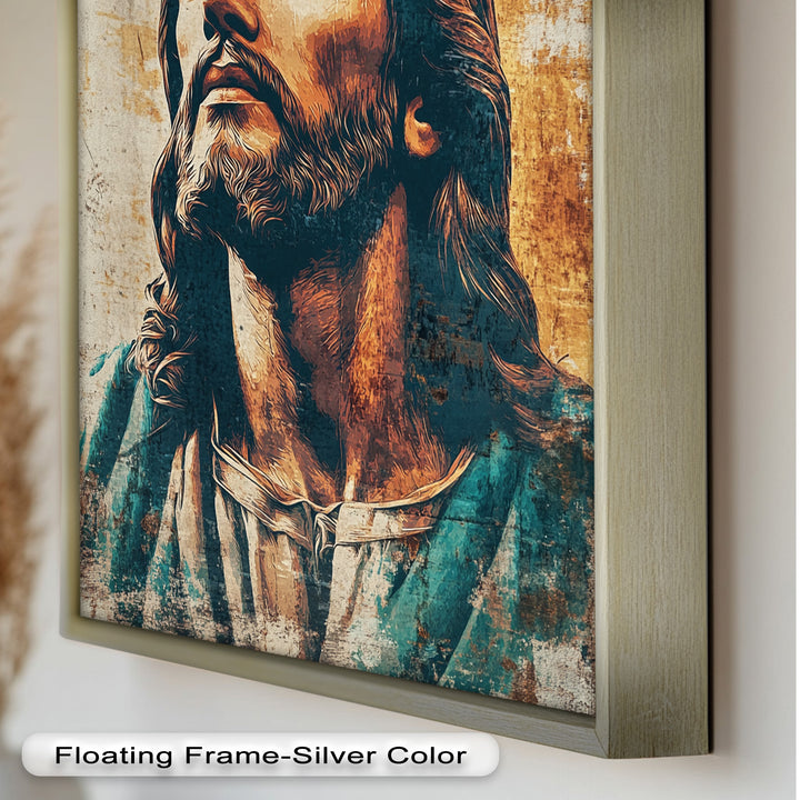 Licht der Gnade – Porträt von Jesus Christus Religiöses Ölgemälde