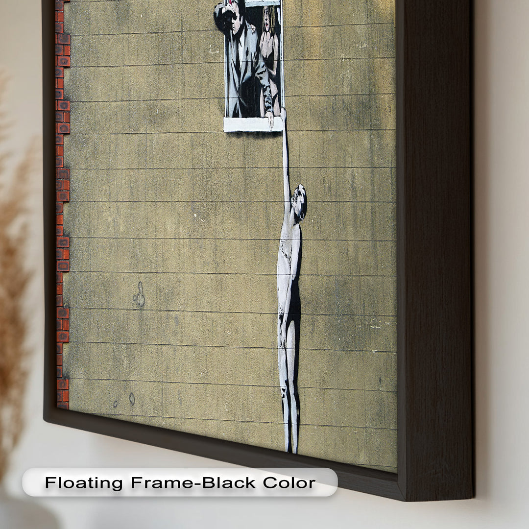 Love in Suspense – Banksy Oil Painting