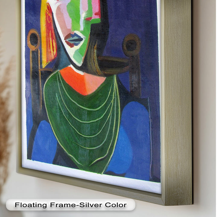 Woman in a Blue Hat – Picasso Oil Painting