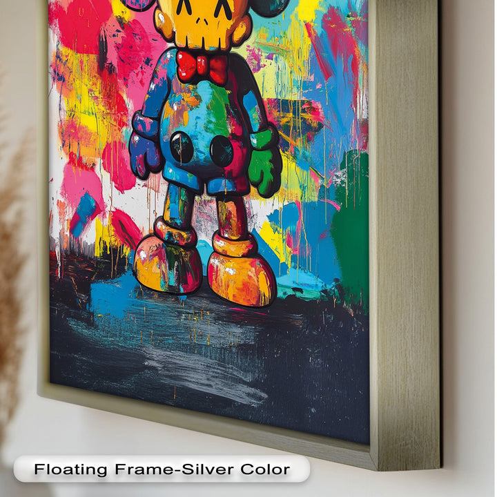 Color Riot Companion – KAWS Oil Painting