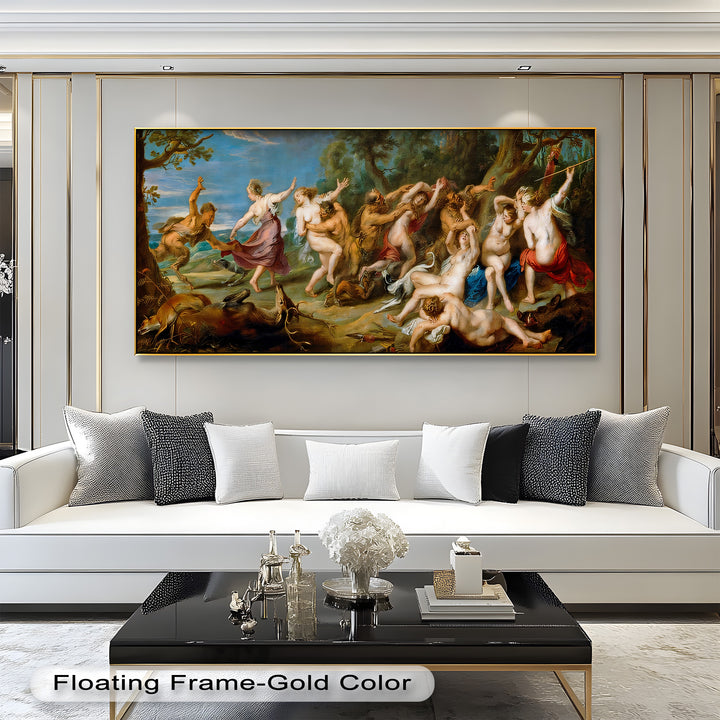 The Ravishing of the Maenads – Mythological Oil Painting