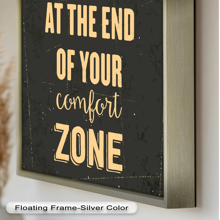 Life Begins at the End – Motivational Oil Painting - MyPhotoStation