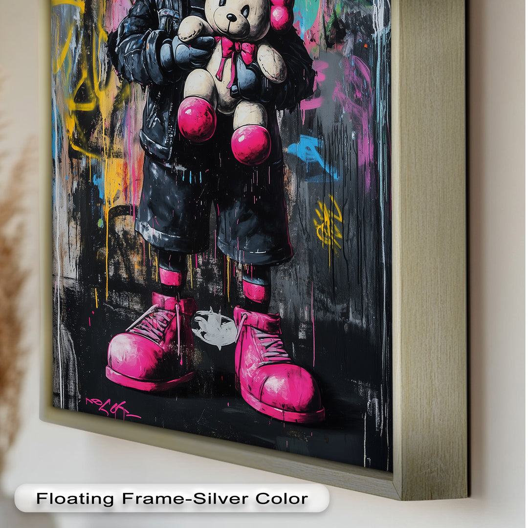 Embrace the Chaos – KAWS Oil Painting