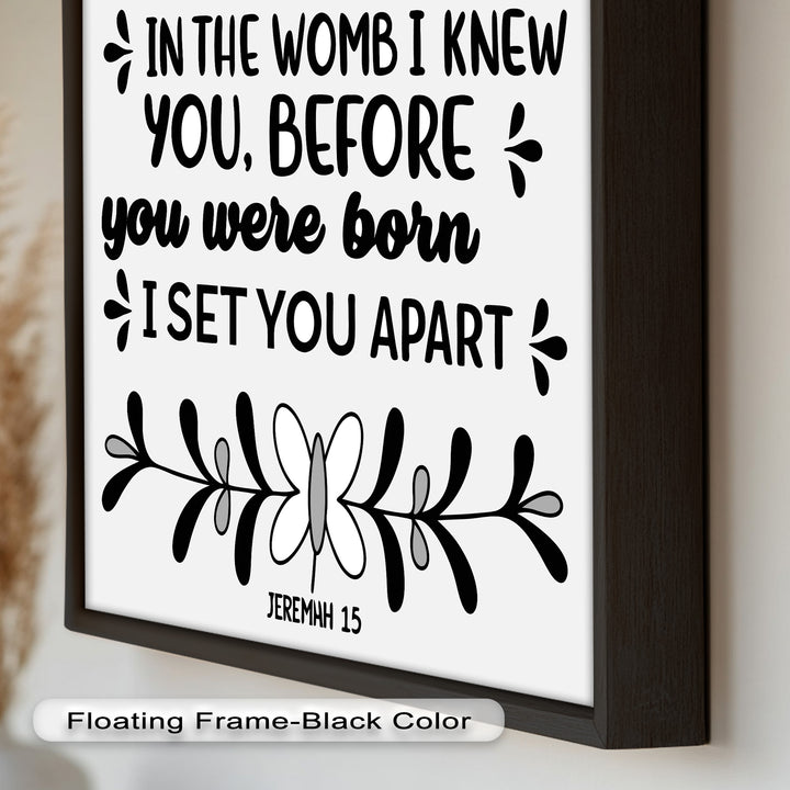 Before You Were Born – Jeremiah 1:5 Bible Oil Paintings