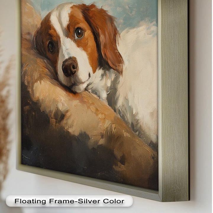Resting Soul – Loyal Dog Animal Oil Painting