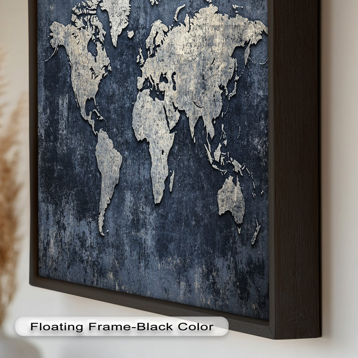 World Map – Modern Oil Paintings