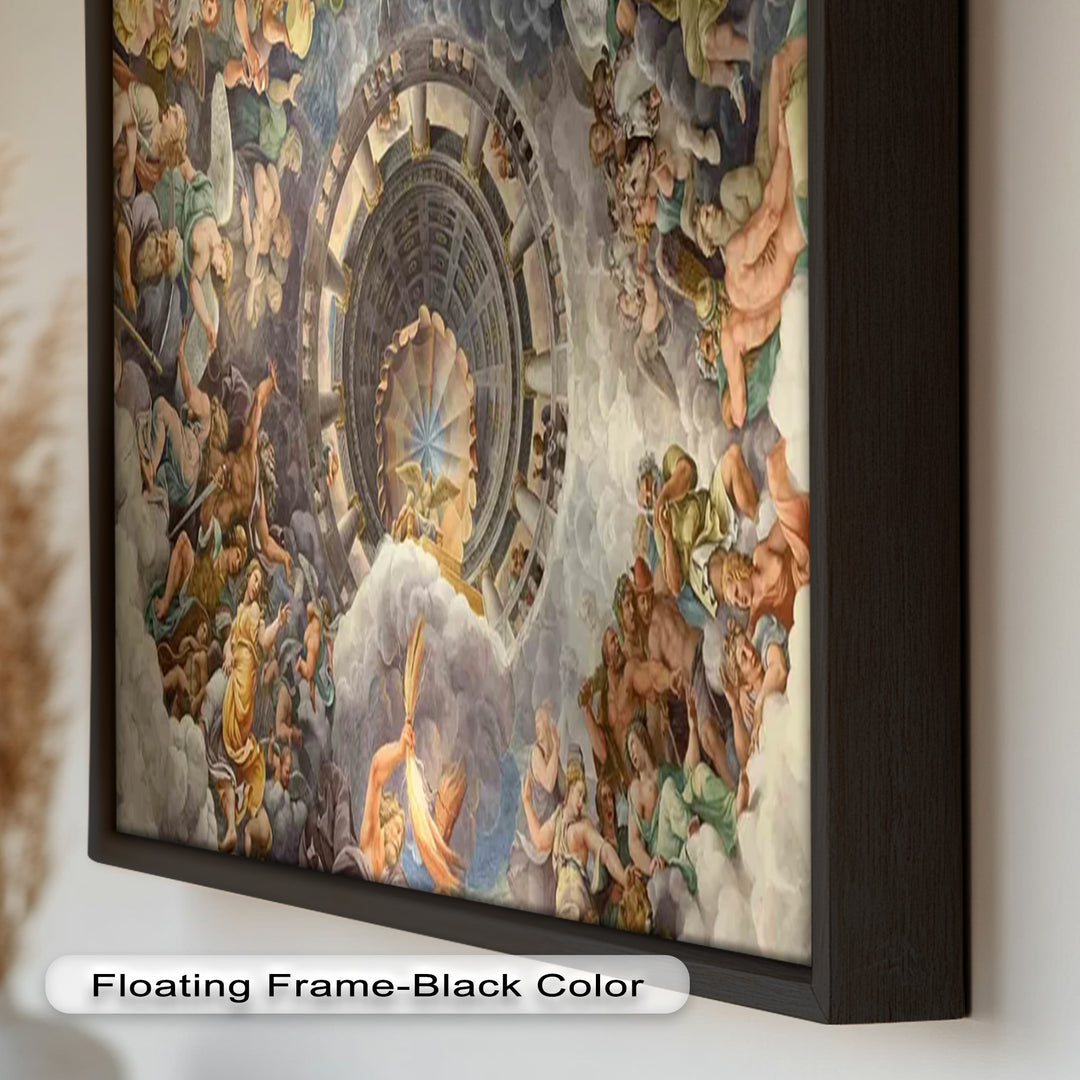 Assumption of the Virgin by Correggio – Renaissance Ceiling Oil Painting