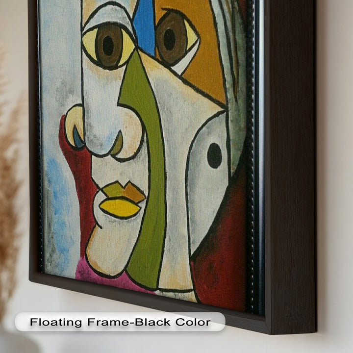 Fragmented Persona – Geometric Abstract Picasso Oil Painting