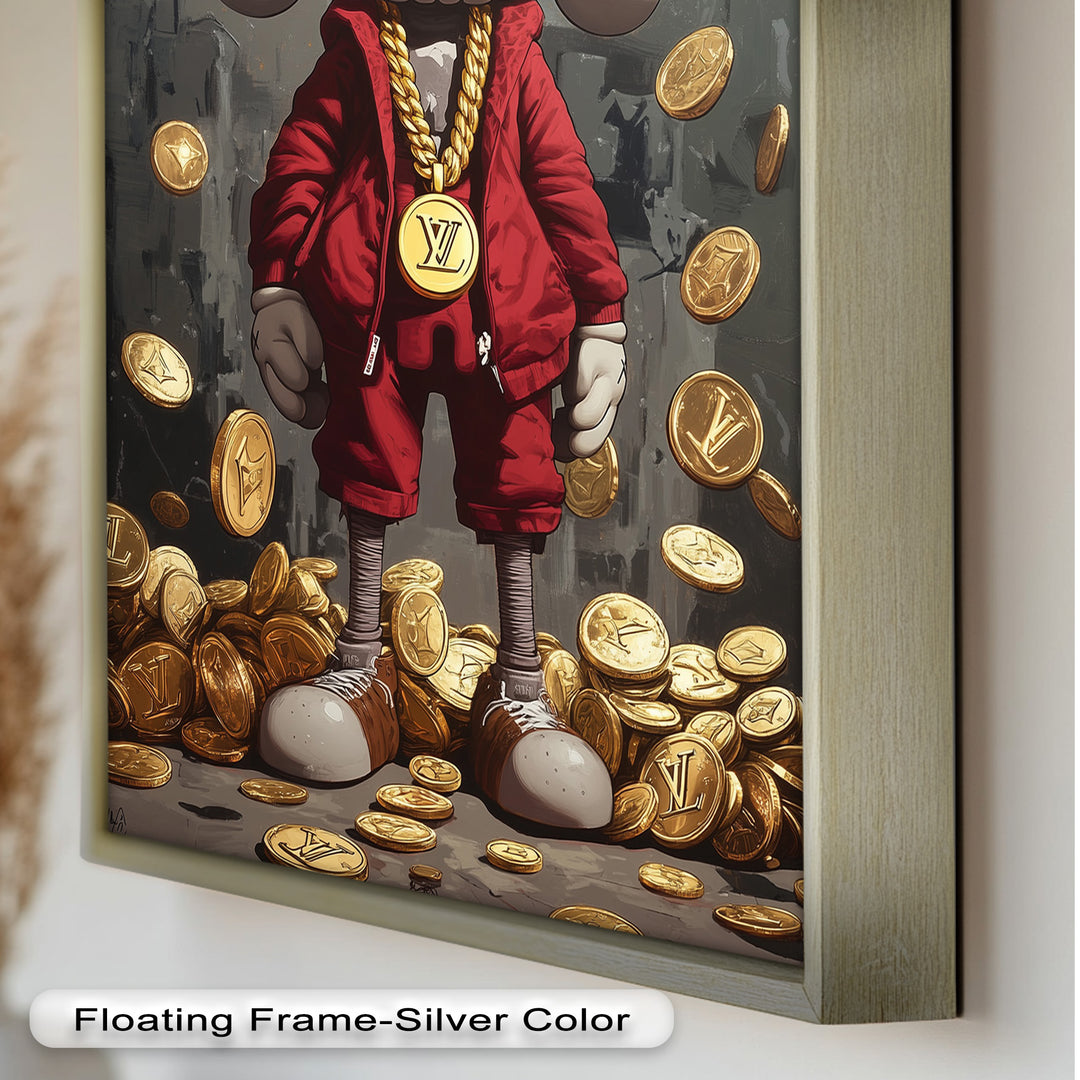 Luxury Drop – KAWS Companion Oil Painting