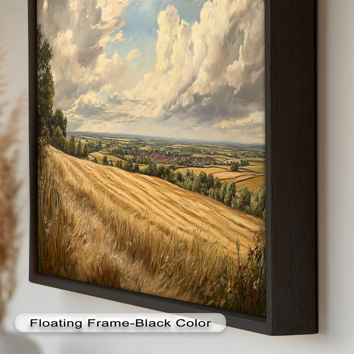 Golden Harvest View – Landscape Oil Paintings