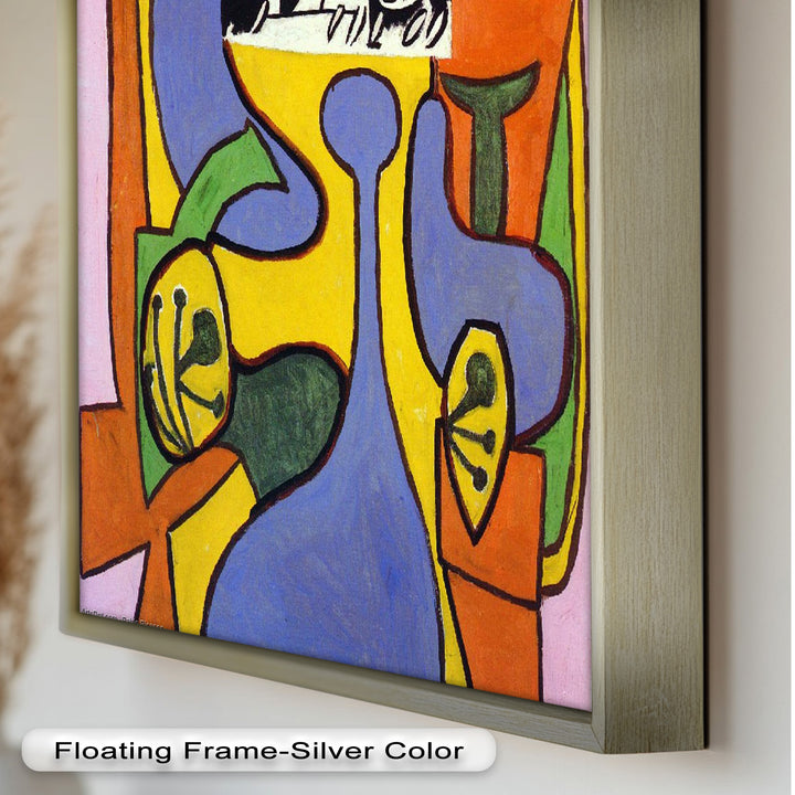 The Mask of Form – Bold Geometric Expression Picasso Oil Painting