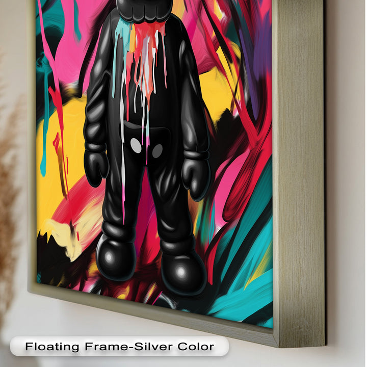 Meltdown Companion – Color Splash KAWS Oil Painting
