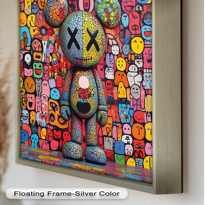 Mosaic Madness – KAWS Oil Painting