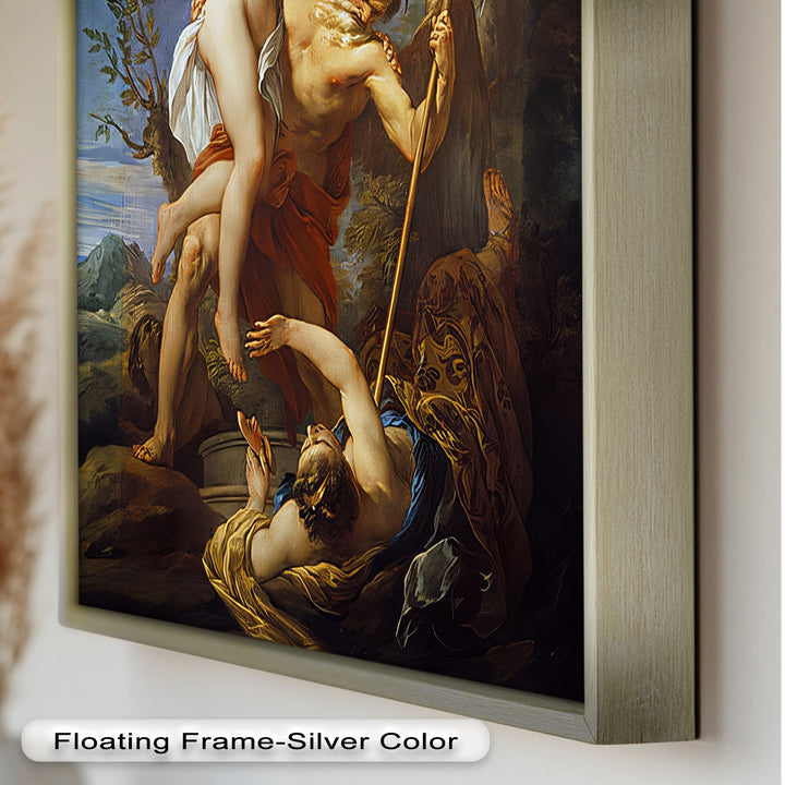 The Seizure of Beauty by Time – Mythological Renaissance Nude Oil Painting