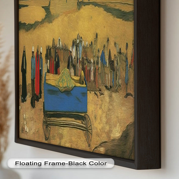 The Funeral Procession – Symbolic Historic Oil Painting