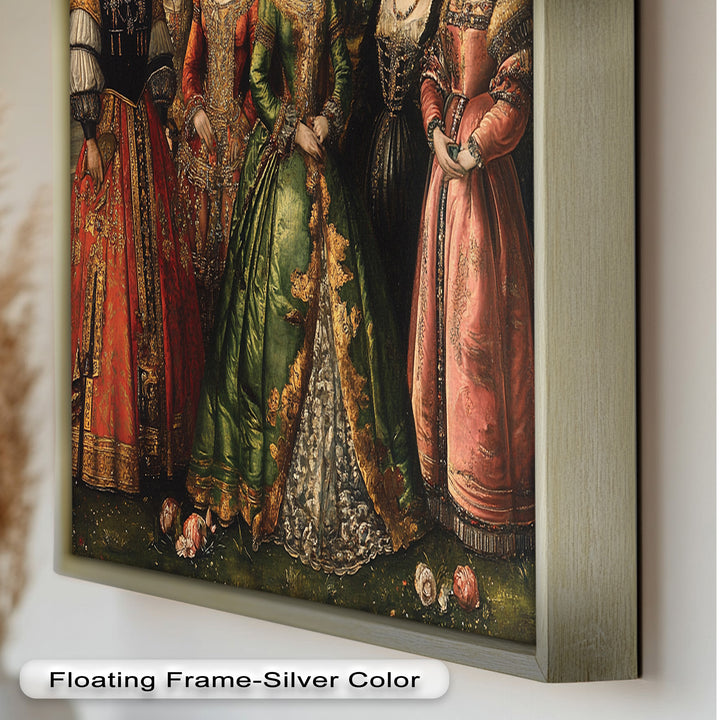 Königliches Hofporträt – Ölgemälde der Renaissance-Aristokratie
