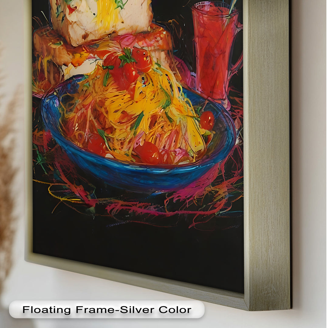 Gourmet-Sandwich und Pasta-Explosion - Food Painting