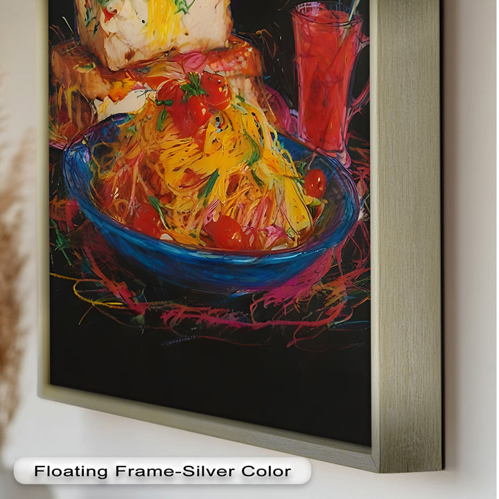 Gourmet-Sandwich und Pasta-Explosion - Food Painting
