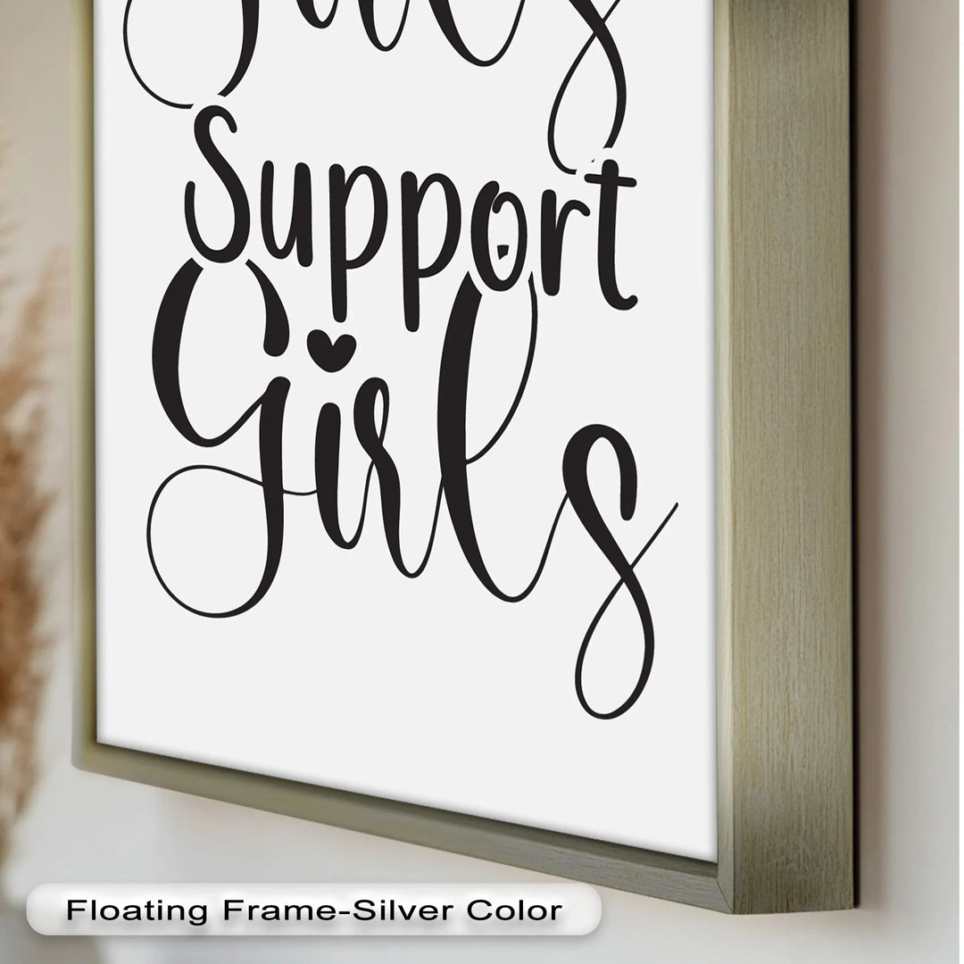 Girls Support Girls – Oil Painting - MyPhotoStation