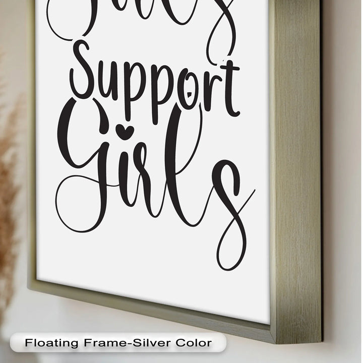 Girls Support Girls – Oil Painting - MyPhotoStation