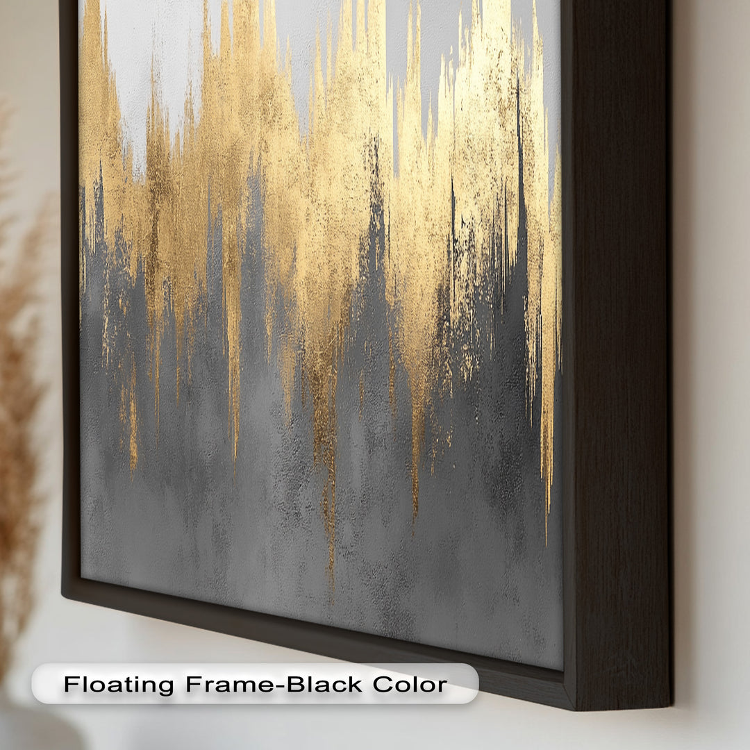 Golden Lighting – Modern Abstract Oil Painting