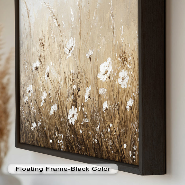 Whispers of Wheat – Floral Oil Painting