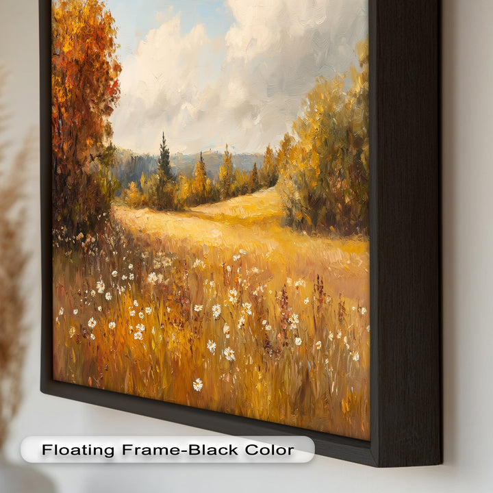 Autumnal Landscape – Tranquil Fall Scene in Oil Paintings