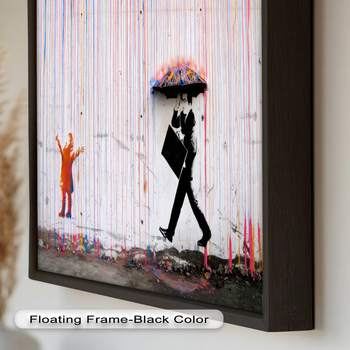Colorfall Dissonance – Banksy Oil Painting