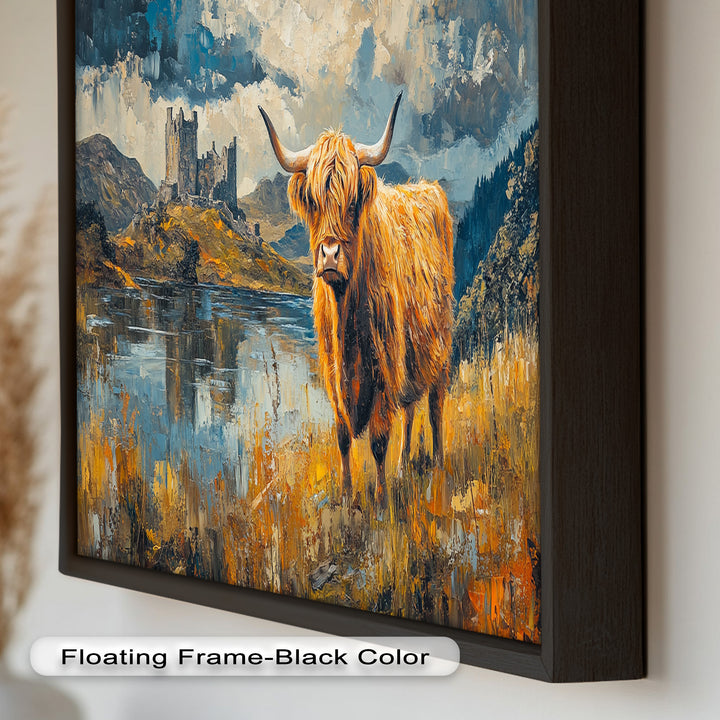 Highland Majesty – Rustic Oil Painting