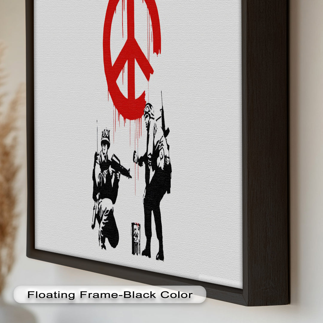 Peace Spray – Banksy Oil Painting