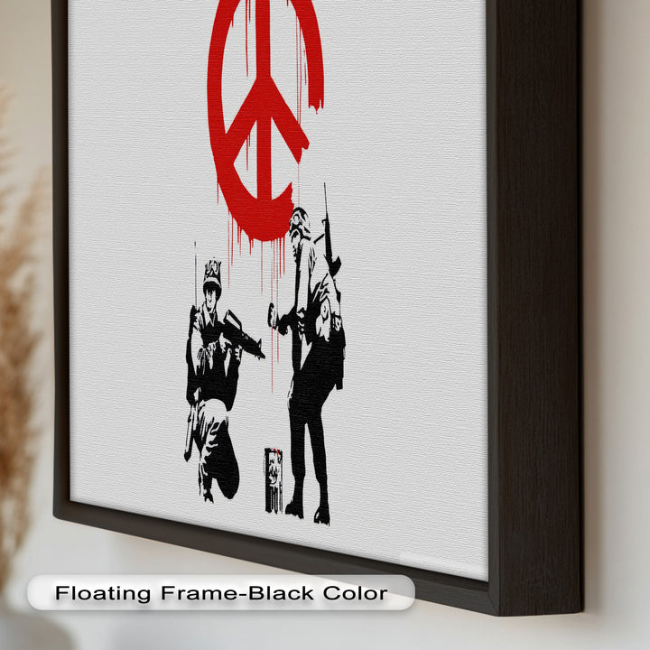 Peace Spray – Banksy Oil Painting