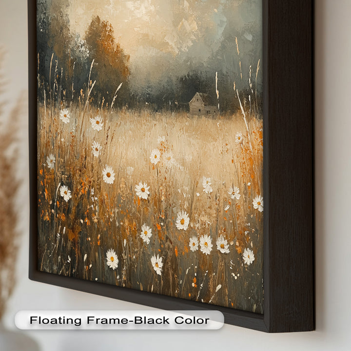 Golden Meadow – Wildflower Oil Painting