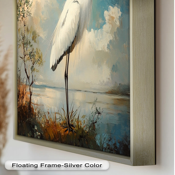 Grace of the Marshlands – Animal Oil Painting