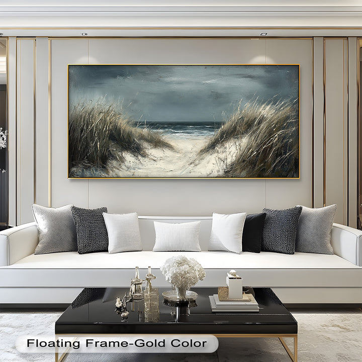 A hauntingly beautiful tribute to nature's power and quiet intensity, this painting invites you to feel the calm before the storm.