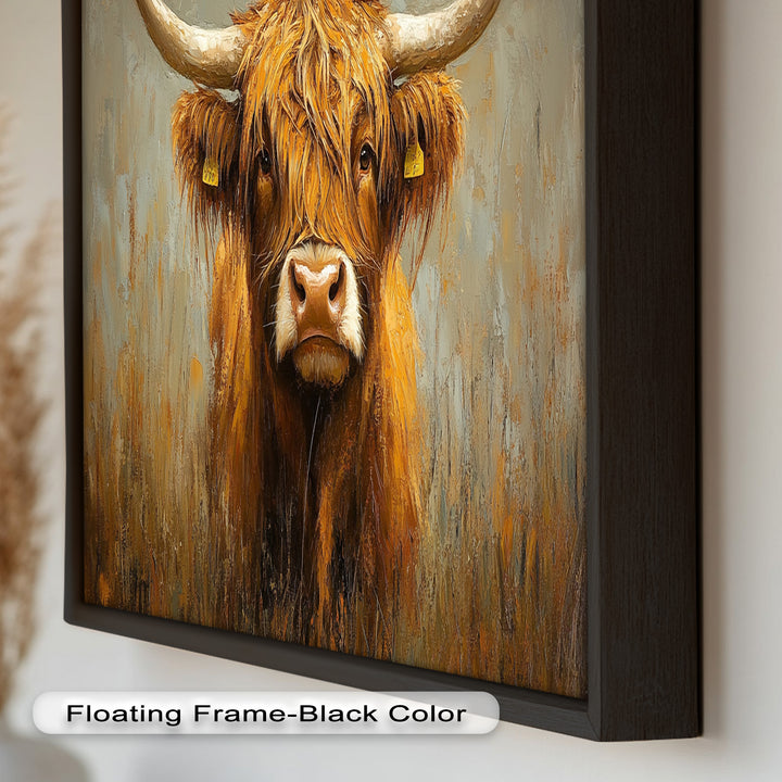 Highland Cow – Animal Oil Painting