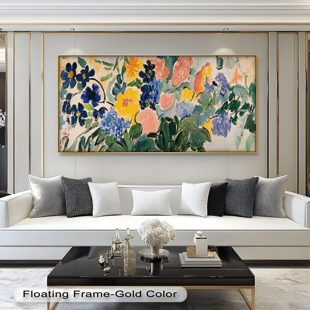 Fauvist Floral Explosion – Colorful Expressionist Oil Painting