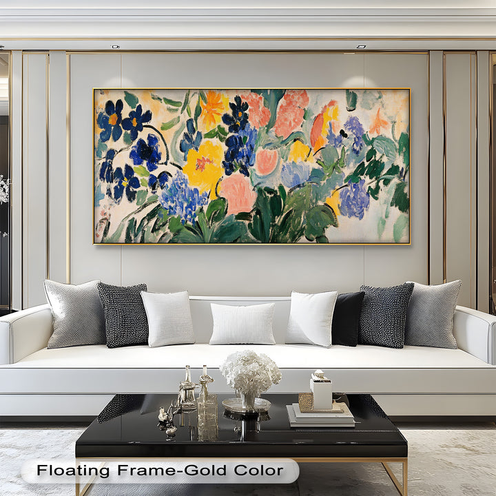 Fauvist Floral Explosion – Colorful Expressionist Oil Painting