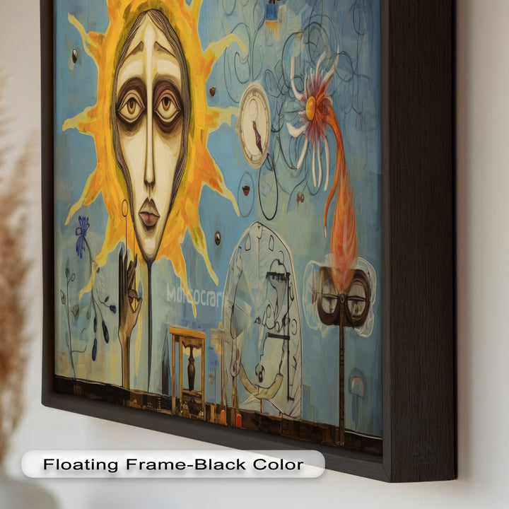 Solar Reverie – Surreal Dreamscape Picasso Oil Painting